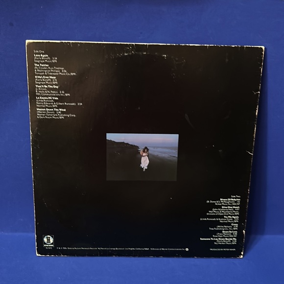 Linda Ronstadt Hasten Down the Wind LP 33RPM Asylum Records First Pressing - Picture 2 of 6